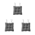 thumbnail image 1 of Naiovety Almohadillas de poliéster para silla de forma cuadrada, cojín de rejilla con lazos, alfombrilla gruesa antideslizante para sillas de Type1 NO1, 1 of 6