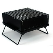 Evelyne Portable Foldable Charcoal BBQ Grill with Carrying Bag