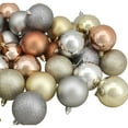 thumbnail image 3 of Northlight 60ct Shatterproof 3-Finish Christmas Ball Ornament Set 2.5" - Gold/Silver, 3 of 3