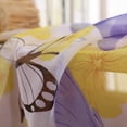 thumbnail image 3 of 1X a Curtain Butterfly Sheer Curtain Window Treatment Voile Drape Valance 1 Panel Fabric, 3 of 9