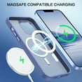 thumbnail image 3 of BENTOBEN iPhone 13 Pro Max Case Compatible with Mag-Safe 6.7" Tpu Magnetic Car Mount Support Light Blue, 3 of 8