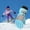 Sky Blue, variant on Herrnalise Toddler Girls Boys Snow Gloves Kids Ski Winter Gloves Waterproof Windproof Children Warm Gloves kids clothes