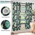 thumbnail image 5 of Various Green Butterflies Semi Sheer Curtains for Living Room Bedroom Set of 2 Insulated Window Drapes, 5 of 6