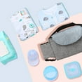 thumbnail image 4 of Bueautybox Baby Diaper Infant Hanging Diaper Bag Storage Container Organizer Hanging Diaper Organization Storage for Baby Essentials, 4 of 7