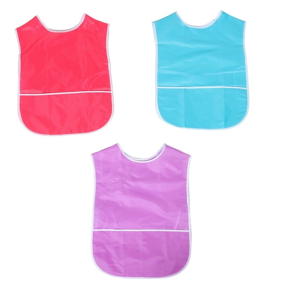 3pcs Kids Art Apron Sleeveless Nylon Apron Comfortable Painting Smock Multi-use Crafting Apron Children Painting Art Apron Art Smock