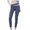 Blue, variant on WREESH Womens Yoga Pants Color-Blocking Waist Lifting Hip Exercise Fitness Tight Yoga Pants Gray
