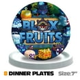 thumbnail image 4 of Blox Fruits Birthday Decorations Plates Party Supplies Tableware Disposable Dinnerware, 4 of 4