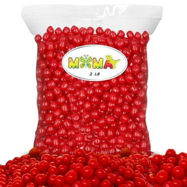 Sour Cherry Halloween Candy Balls - 2 lb Classic Old Fashioned Chewy Candy Delights - Red Sour Balls for Parties, Gift Bags, Sharing and Holiday Treats