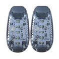 thumbnail image 1 of 2Pcs Boat Navigation LED Lights Side Marker Signal Lamp For Marine Boat Fishing, 1 of 8