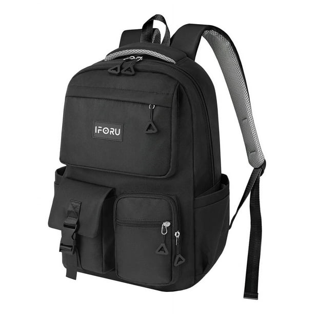 Mochila Escolar Viaje Para Laptop 15.6 Inch Mochilas Hombre Antirrobo Negro IFORU 30 L