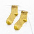 thumbnail image 3 of Umfun Women's Ruffle Ankle Socks Gingham Plaid Cute Cotton Crew Socks with Frilly Edge for Summer Spring Casual Daily Wear School, 3 of 7