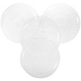 thumbnail image 1 of OULII 4Pcs Clear Charger Plates Acrylic Snack Serving Tray for Kitchen and Party Use Transparent, 1 of 8