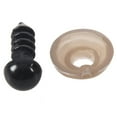 thumbnail image 4 of 100Pcs 6mm Black Plastic Safety Eye Washers For Teddy Toy Eyes Puppet Doll Craft, 4 of 5