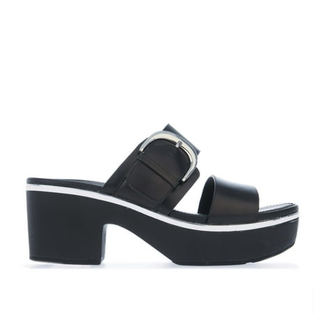 

Women s Fit Flop Pilar Mixed Metallics Platform Sandals in Black