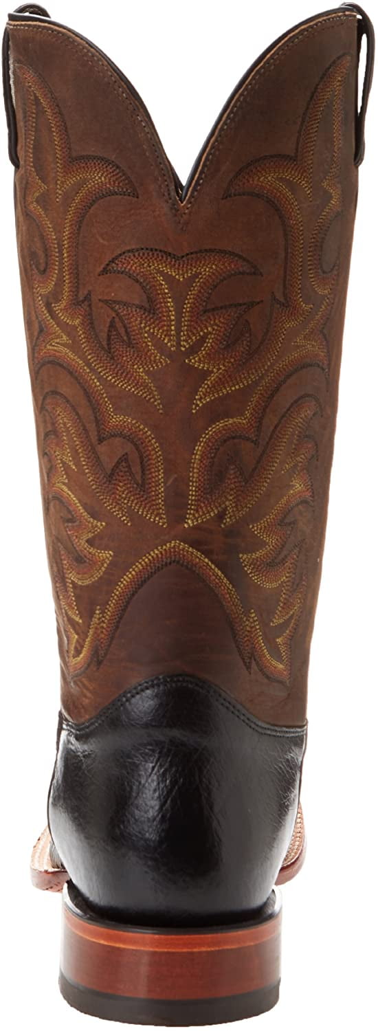 Justin Men's Smooth Ostrich Aqha Remuda 