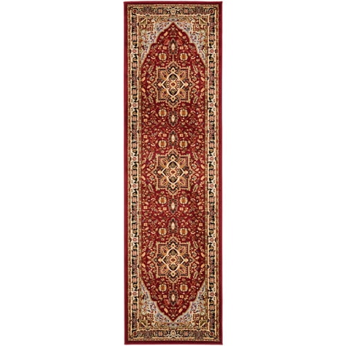 Safavieh Lyndhurst Miranda Traditional Runner Rug, Red/Black, 2'3' x 6'