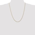 thumbnail image 5 of 14k Yellow Gold 1.8mm Solid Regular Rope Chain, 5 of 5
