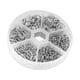 thumbnail image 1 of de anillos de llavero de hierro, 4-12 mm de diámetro Conectores de enlace Anillos de metal para pendientes artesanales de , Blanco K, 1 of 4