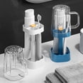 thumbnail image 5 of Nilvkv New Mouthwash Cup Storage Rack Toothbrush Cup Equipment-proof Toothbrush Inverted Dormitory Good Items Portable, 5 of 5