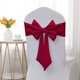 thumbnail image 1 of Ties-free Bow Elastic Chair Back Decoration Hotel Banquet Thickened Elastic Chair Back Flower Ties Chair Cover Decoration, 1 of 6