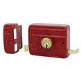 thumbnail image 1 of Unique Bargains Home Bedroom Door Safety Double Bolts Cylinder Deadbolt Rim Lock Set, 1 of 1