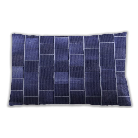 Ahgly Company Indoor Rectangular Contemporary Lumbar Throw Pillow, 13 inch by 19 inch