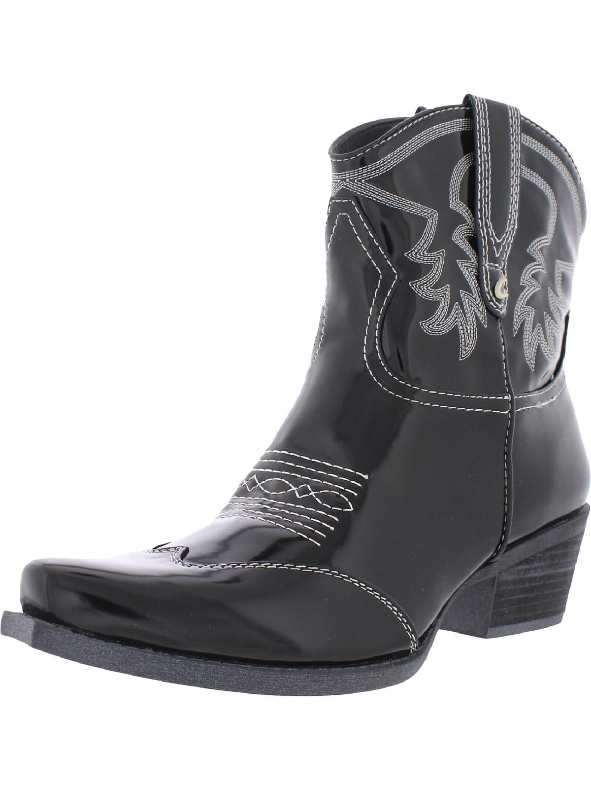 Circus By Sam Edelman Womens Josephina Patent Ankle Cowboy Western circus-by-sam-edelman-womens-josephina-patent-ankle-cowboy-western