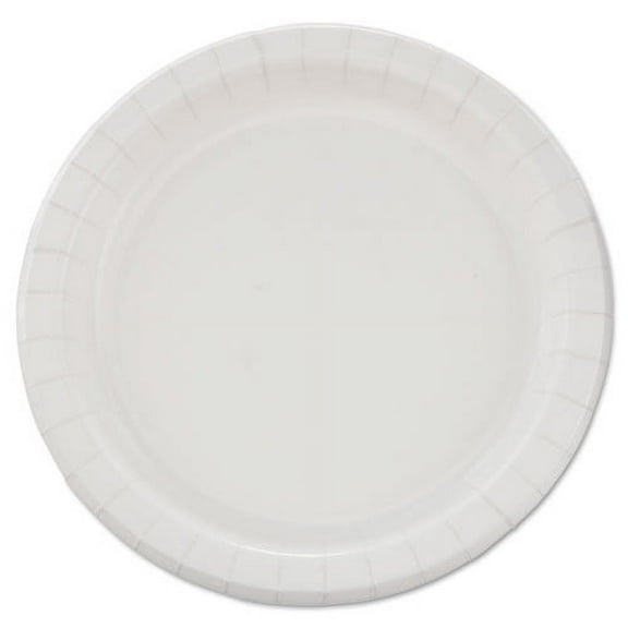 Bare Eco-Forward Clay-Coated Paper Dinnerware, ProPlanet Seal, Plate, 8.5" dia, White, 125/Pack, 4 P | Bundle of 2