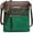 Coffee Green, variant on Dasein Women's Two-Tone Vegan Leather Crossbody Bag, Multicolor