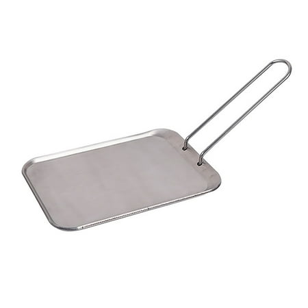 

Clupup Outdoor single-person grill stainless steel thickened frying pan can be flat