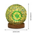 thumbnail image 3 of Dengmore Bohemian Style Baroque Led Night Light Decorative Light USB Charging Night Lamp Three Colour Night Lamp Wooden For Dining Table For Bedroom, 3 of 6