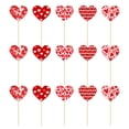 thumbnail image 2 of Dserhfy 15Pcs Heart Vase Floral Insert Set Valentine's Day Romantic Table Decor for Centerpiece Party Wedding Decoration, 2 of 8