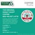 thumbnail image 4 of The Original Donut Shop, One-Step Red Velvet Latte Dark Roast K-Cup Coffee Pods, 10 Count, 4 of 17