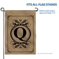 thumbnail image 4 of Anley Classic Monogram Letter R Garden Flag, Double Sided Family Last Name Initial Yard Flags - Personalized Welcome Home Decor - Weather Proof & Double Stitched - 18 x 12.5 Inch, 4 of 5
