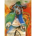 thumbnail image 1 of "Seated Old Man, Picasso - CANVAS or PRINT WALL ART", 1 of 1