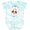 Tie Dye Green, variant on Inktastic Sugar Skull Blue Boys or Girls Baby Bodysuit