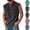 Black, variant on HAJWOH Mens Tank Tops Casual Workout Loose Fit Henley Shirts Lightweight Muscle Sleeveless Tee Shirts with Pockets