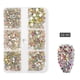 thumbnail image 1 of Uñas postizas, uñas postizas, regalos para mujeres, decoración de uñas en caja, joyas de diamantes de imitación, diamantes de imitación planos, joyas de uñas con luz celestial, diamantes de imitación, 1 of 2