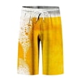 thumbnail image 3 of CHENge Mens Swim Trunks 2xl Big and Tall Casual Tropical Print Quick Dry 4th Of July Swim Trunks with Pockets Upf 50+ Sun Protection Beach Wear, 3 of 4
