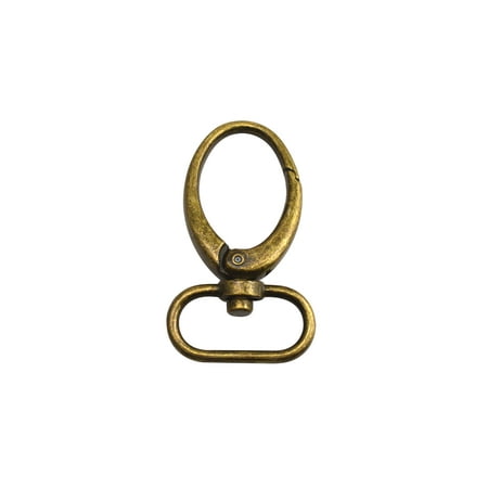 

Fenggtonqii Bronze 1 Inner Diameter Oval Ring Big Head Buckle Lobster Clasps Swivel Snap Hooks Pack of 30