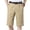 Khaki, variant on XuJwPNcy Golf Shorts Men Lightweight Cotton Dress Shorts Zipper Business Casual Work Bermuda Shorts with Pockets Fashion Outfit