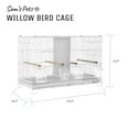 thumbnail image 2 of Willow 24'' Bird Cage In White, 2 of 15