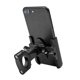 thumbnail image 1 of Sywqhk Soporte de teléfono para bicicleta Soporte de GPS para motocicleta de metal con rotación de 360 ​​grados (negro), 1 of 9
