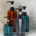 thumbnail image 4 of Paquete de 2 dispensadores de botellas con bomba de 22oz/650ml, dispensador de loción de plástico recargable, botella con bomba vacía para jabón, loción y champú, 4 of 5