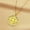 Gold Color, variant on Wicca Witch Knot Necklace for Women/Men 14K Yellow Gold Crystal Witchcraft Amulet Necklace Jewelry