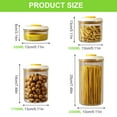 thumbnail image 5 of SDFGTstore Airtight Organizers Container Press Seal Closure Plastic Food Saver 4 Size, 5 of 8