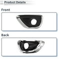 thumbnail image 6 of Unique Bargains Front Left Fog Light Grill for Jeep Grand Cherokee 2014-2016 Front Lower Bumper Fog Light Cover Inserts No.68143079AB ABS 1 Pc, 6 of 7