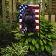 thumbnail image 2 of Affenpinscher American Flag Garden Flag, 2 of 3