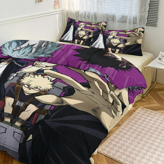 My Hero Academia Luxury Dual-Sided Bedding Set | Heavyweight, Ultra Soft & Vibrantly Printed