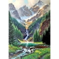 thumbnail image 1 of Pintura de diamante para adultos, pintura de diamante 5D completa paisaje montaña río kit de diamante niños, diamante de imitación punto de cruz pintura de cristal p, 1 of 4
